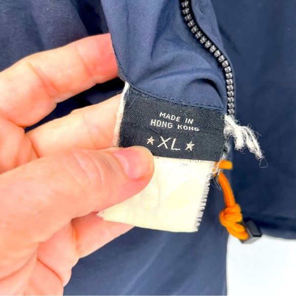 Jeep Jacket Vintage Reversible Zip Up Blue & Tan Sz. XL - Picture 7 of 9